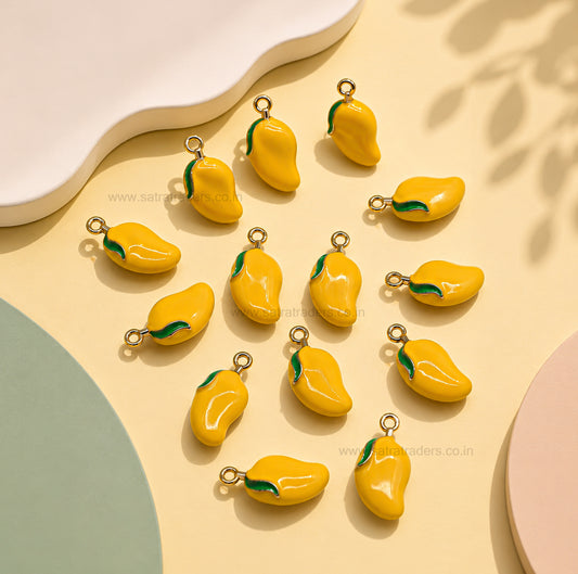 Mango Fruit Charm Pendant | Size : 19mm | Qty : 1pc | CHE193