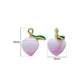 Peach Fruit Charm Pendant | Size : 16mm | Qty : 1pc | CHE197