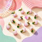 Peach Fruit Charm Pendant | Size : 16mm | Qty : 1pc | CHE197