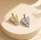 Wing shape Anti-Tarnish Charm | Size : 25mm | Qty : 1pc |CHL179