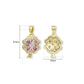 Four-Leaf Clover Anti-Tarnish Charm | Size : 21mm | Qty : 1pc |CHL184