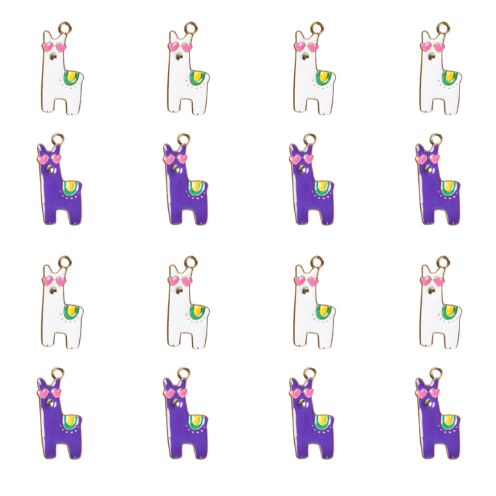 Happy Dog Cartoon Enamel Charms | Size : 24mm | 6pcs