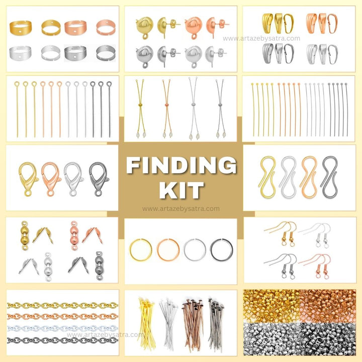 Jewellery Making Raw Material Kit | Beginners Kit | BF64