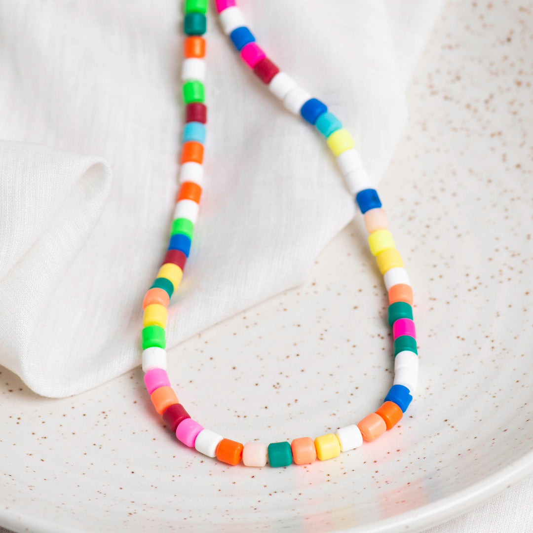 Plain Polymer Clay Fimo Beads | Size: 6mm ( 2mm) Thickness | 1string 40 pcs | FB28