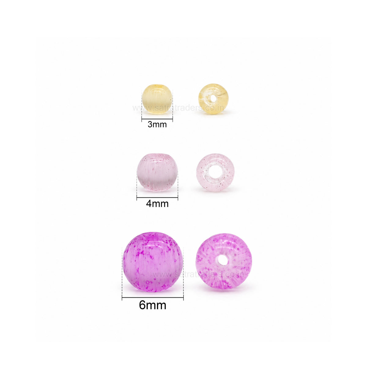 Assorted Round Glass Beads | GB103