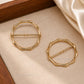 Circular Slide Ring Scarf Clasp & Garment Buckle | Qty : 2pcs