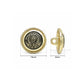 Royal Crest Metal Shank Buttons with Loop | Size : 15mm | Qty : 6pcs