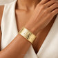 Chic Hammered Brass Kada | 1pc | K126