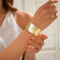 Wide Rough Hammered Brass Kada | 1pc | K127
