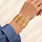 Multi-Row Layered Brass Kada | 1pc | K130