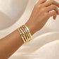 Multi-Band Hammered Brass Kada | 1pc | K135