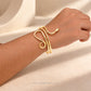 Coiled Snake Brass Kada | 1pc | K136