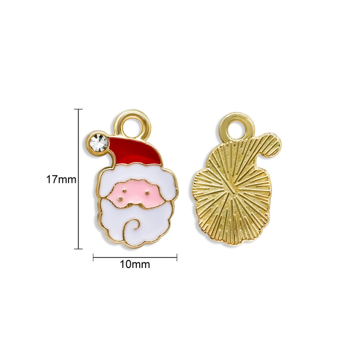 Enamel Charms | Size : 17mm | Qty : 10pcs
