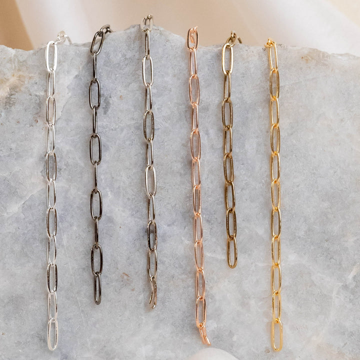 Iron Chain (Indian Plating) | Size:4x10mm | 100grm | IP07