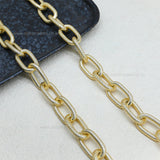 Aluminium Chain | Size : W-19mm H-32mm | Qty : 1mtr | JT-19-35-48