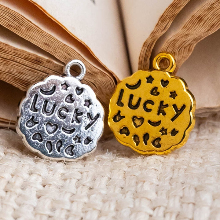 Lucky Alloy Charms | Size : 14mm | Qty : 100g