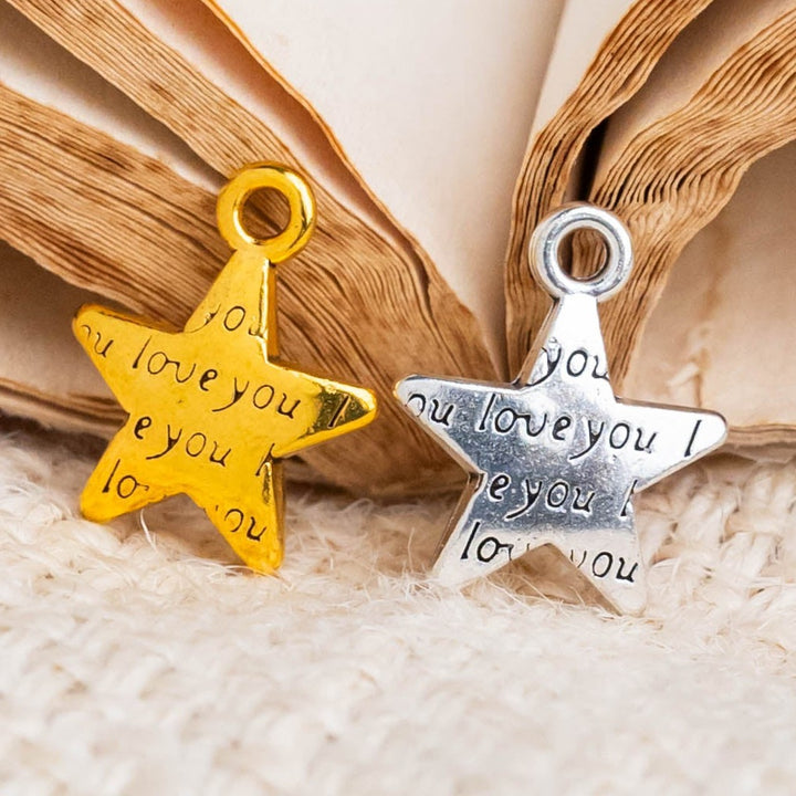 Star Alloy Charms | Size : 12mm | Qty : 100g