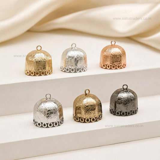 Hexagon Floral Jhumki | Qty : 6pcs-3pair | EF91