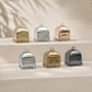 Square Plain Jhumki | Qty : 6pcs-3pair | EF88