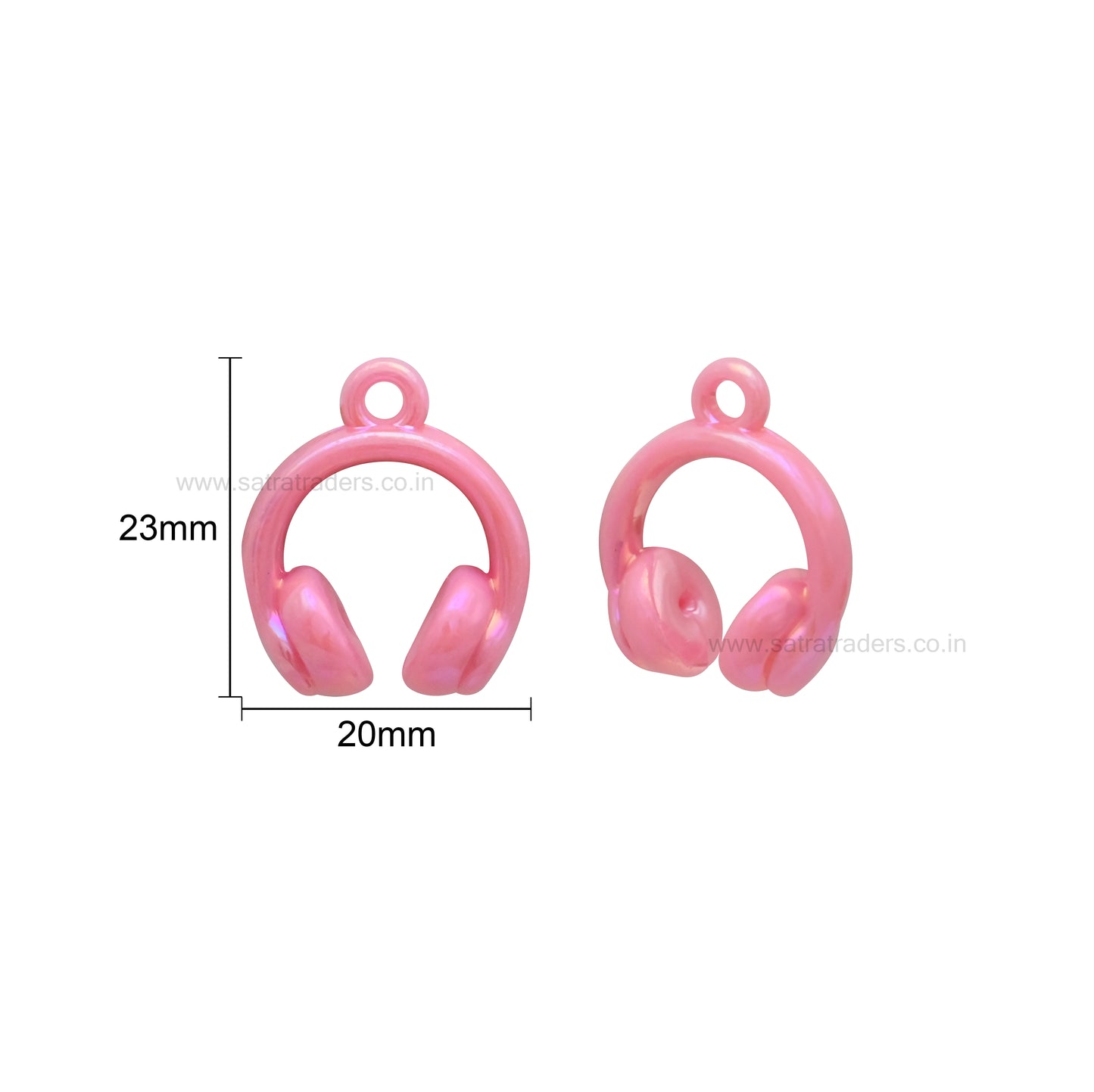 Assorted Cute Mini Headphone Beads | Size : 23mm | PB50