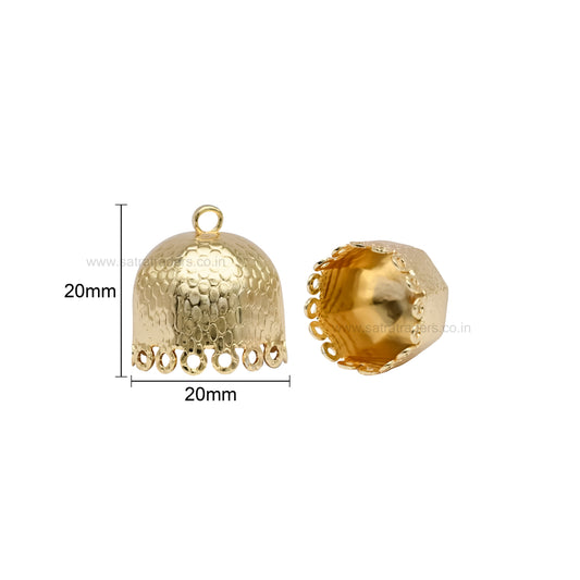 Hexagon Designer Jhumki | Qty : 6pcs-3pair | EF92