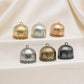 Hexagon Designer Jhumki | Size : 20mm | Qty : 6pcs-3pair | EF92