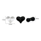 Heart Shape Plastic Beads | Size : 17mm | PB52