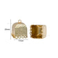 Square Designer Jhumki | Size : 20mm | Qty : 6pcs-3pair | EF93