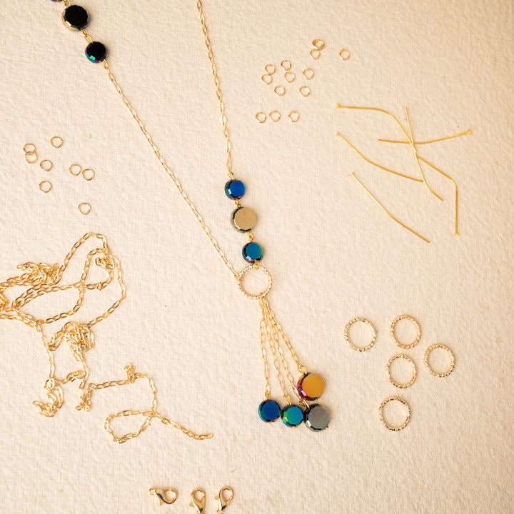 Round Elegant Glass Beads | Size - 12mm | 25pcs | GB47