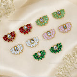 Meenakari Combo Packs | Size : 20mm | Qty : 10pcs (all color 2pcs) | MKB66a
