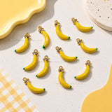 Banana Fruit Charm Pendant | Size : 22mm | Qty : 1pc | CHE189