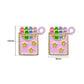 Enamel Crayon Box Charm Pendant | Size : 14mm | Qty : 1pcs | CHE177