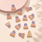 Happy Easter Bunny Ears Enamel Charm Pendant |Size : 17mm | Qty : 10pcs | CHE201