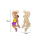 Enamel Basketball Dunk Charm | Size : 36mm | Qty : 10pcs | CHE208
