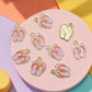 Pink Enamel Flip Flop Slipper Charm | Size : 18mm | Qty : 10pcs | CHE220