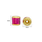 Gold-Capped Crystal Barrel Spacer Beads | Size : 5mm | Qty : 25pcs | GB83