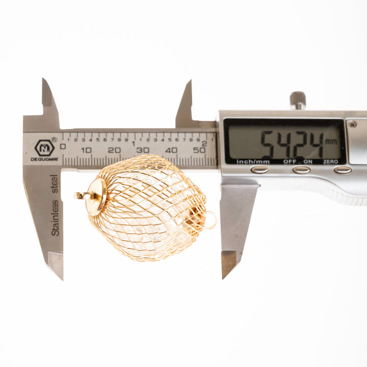 Diamond Metal Art Pendant for Diy Craft Making Toran Wall Hangings Making  | Size : 54mm | 04pcs