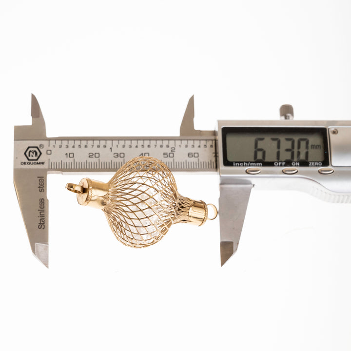 Diamond Metal Art Pendant for Diy Craft Making Toran Wall Hangings Making  | Size : 67mm | 04pcs