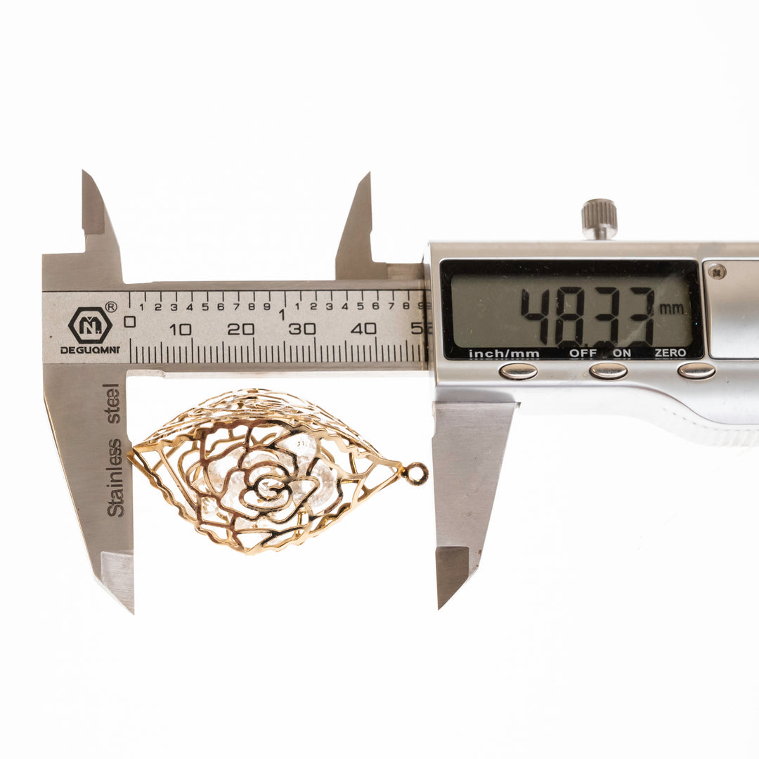 Diamond Metal Art Pendant for Diy Craft Making Toran Wall Hangings Making  | Size : 48mm | 10pcs