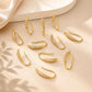 18k Gold Plated Brass Pave Diamond Earring Hooks | Size : 20mm | Qty : 2pcs |