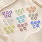 Opaque flatback Square Glass Stones  | Qty : 20pcs | Size : 12mm | GB85