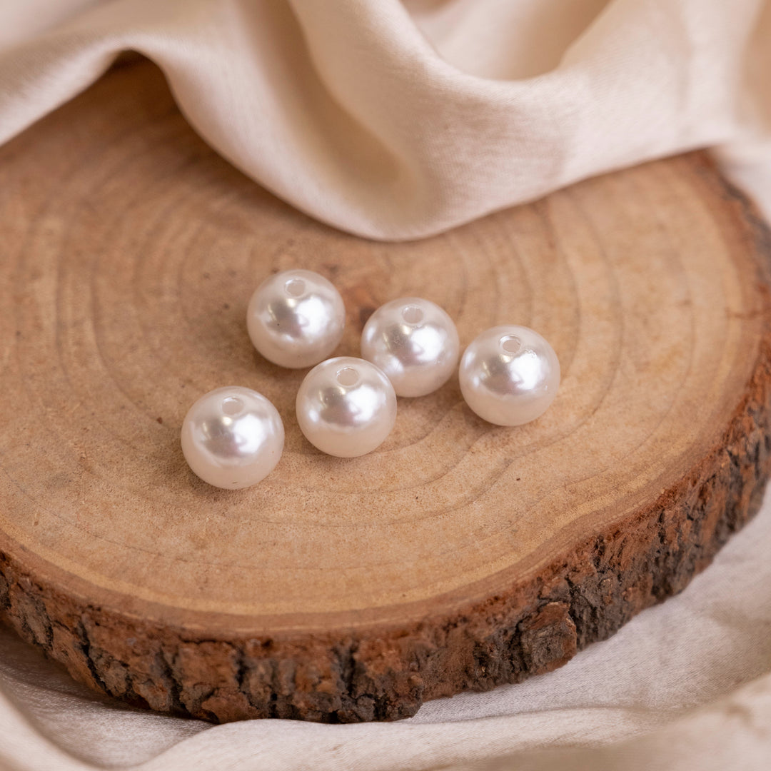 Round Shape Uncut Beads | 50pcs