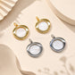 Minimalist Round MOP Anti-Tarnish Charm | Size : 21mm | Qty : 1pc