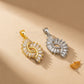White Baguette Cut Crystal Anti-Tarnish Charm | Size : 25mm | Qty : 1pc