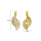 White Baguette Cut Crystal Anti-Tarnish Charm | Size : 25mm | Qty : 1pc