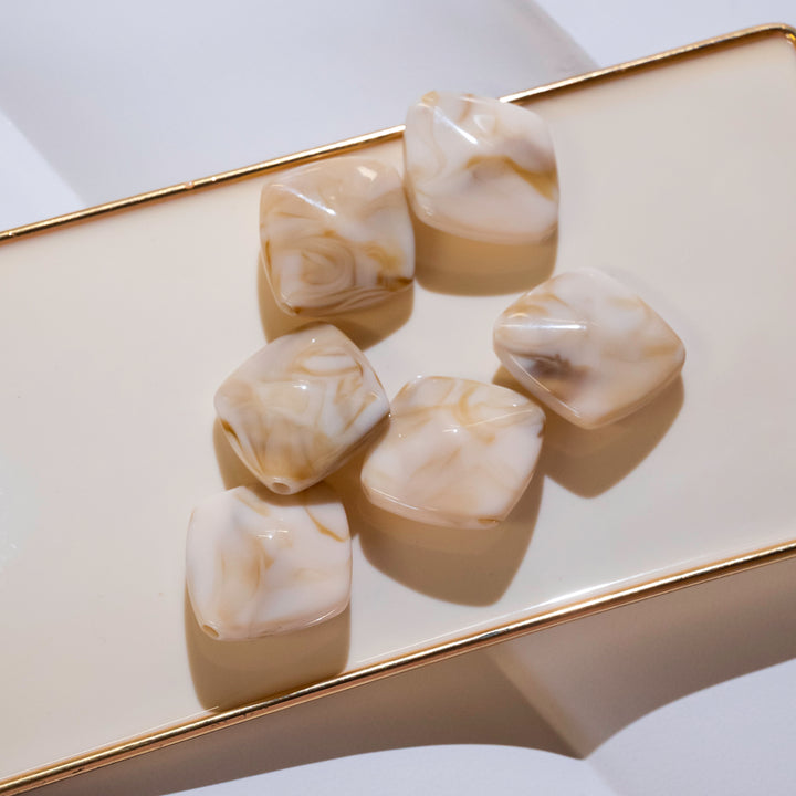 Marble Plastic Beads | Size : 30mm