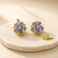 High Quality Floral Brass Connector Charm With clip-on | Size : 22mm | Qty : 1pc | BC23