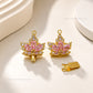 High Quality Maple Leaf Shape Brass Connector Charm With clip-on | Size : 22mm | Qty : 1pc | BC25