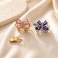 High Quality Bow Shape Brass Connector Charm With clip-on | Size : 16mm | Qty : 1pc | BC26