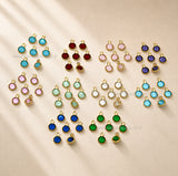 Round Shape Glass Beads with Brass Loop | Qty : 100pcs | Size : 7mmX5mm | GB88